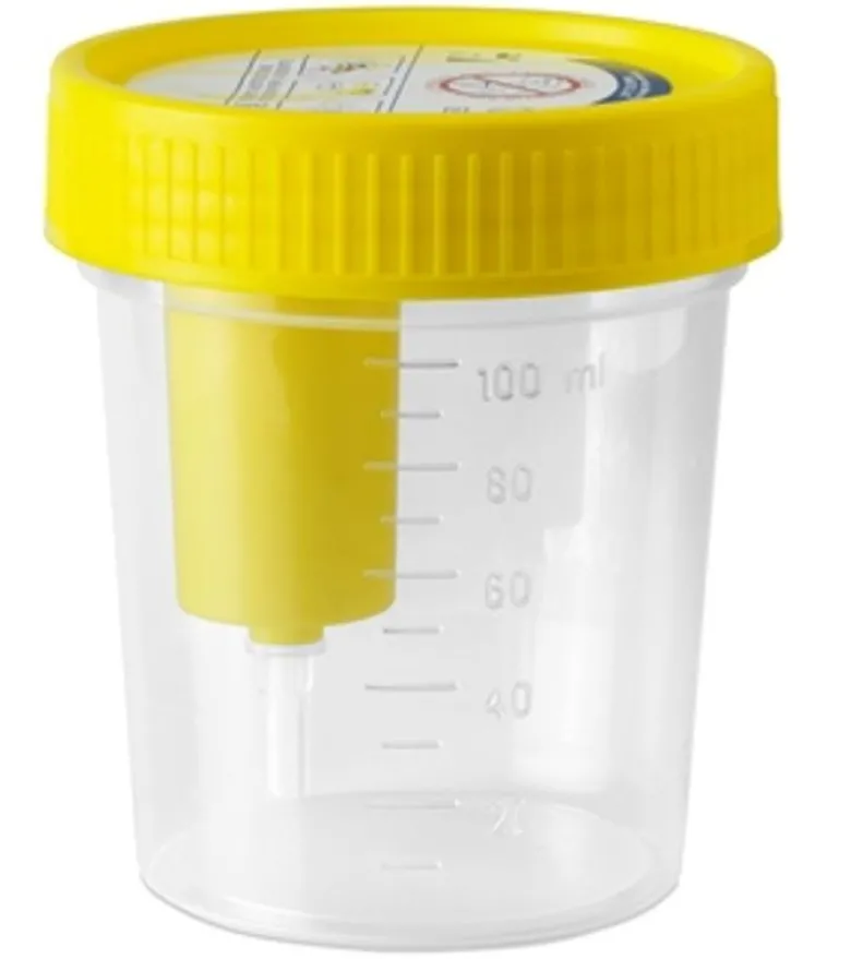 Linea F Contenitore Sterile Per Urina Con Provetta Sottovuoto 120ml