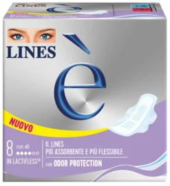 Lines È Assorbenti Con Ali 8 Pezzi