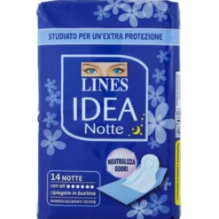 Lines Idea Notte Assorbenti anatomici con ali 14 pezzi