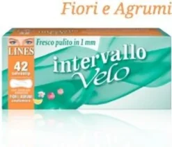 Lines Intervallo Velo Flower 42 Proteggislip
