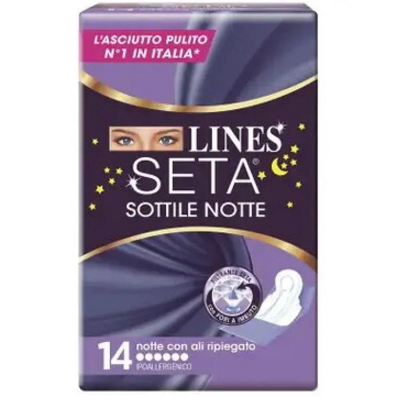 Lines Seta Sottile Notte Con Ali 14 Pezzi