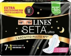 Lines Seta Ultra 8 Assorbenti Extra con Ali
