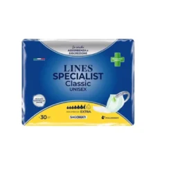 Lines Specialist Classic Pannolone Sagomato Unisex Extra 30 Pezzi