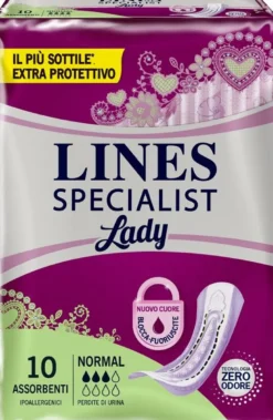 Lines Specialist Lady Assorbenti Incontinenza Normal 10 Pezzi