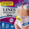 Lines Specialist Lady Pants Plus Mutandina Incontinenza Taglia M 8 Pezzi