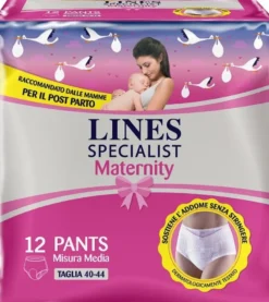Lines Specialist Maternity Mutandine Post Parto Taglia M 12 Pants