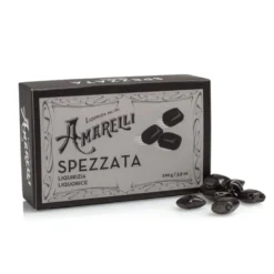 Liquirizia in scatola di cartone