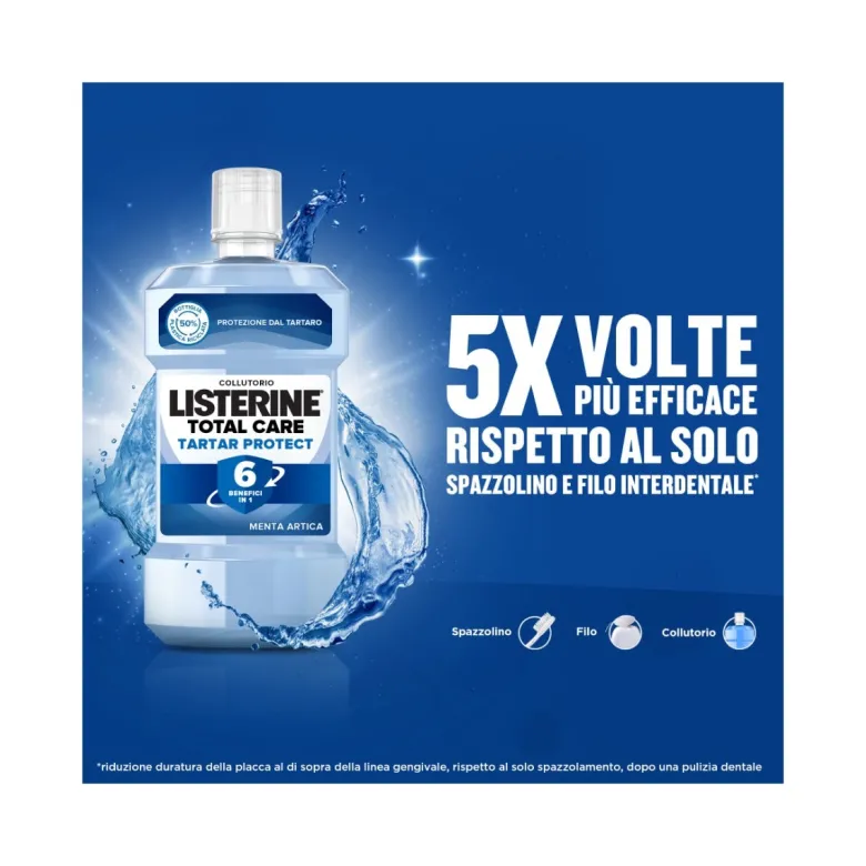 Listerine Advanced Tartar Control Collutorio Anti-Tartaro 500ml