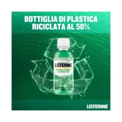 Listerine Collutorio difesa denti e gengive formato viaggio 95ml