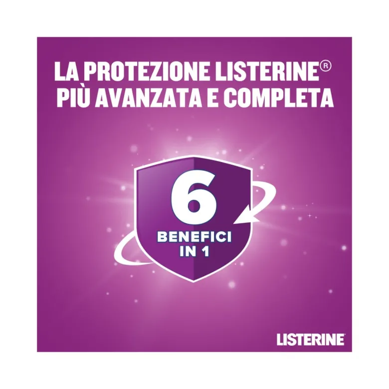 Listerine Total Care collutorio gusto menta pura 2x500ml