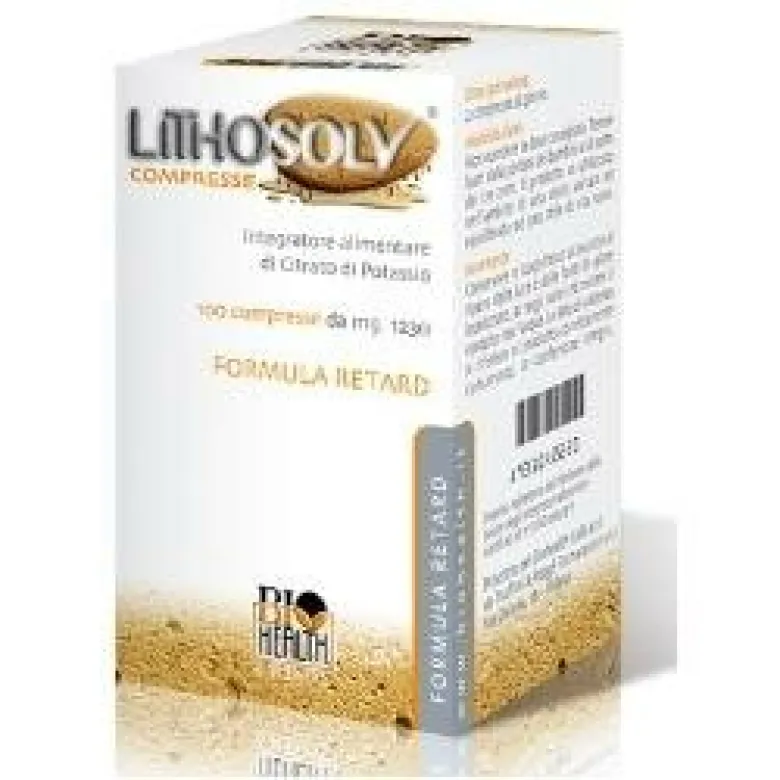 Lithosolv formula retard per favorire il ripristino e il mantenimento dell'equilibrio acido-base sis