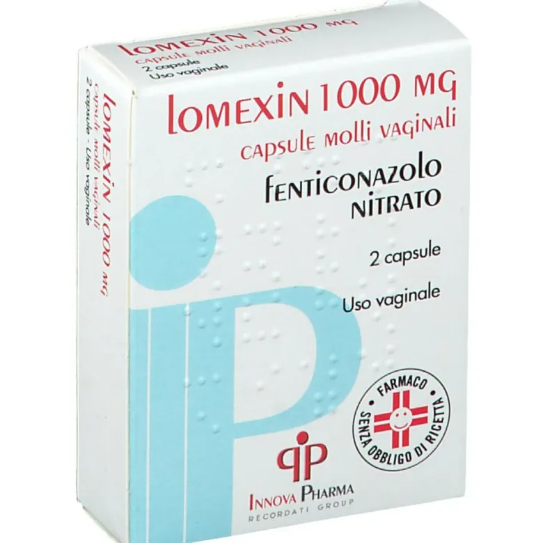 Lomexin 1000 mg 2 capsule molli vaginali