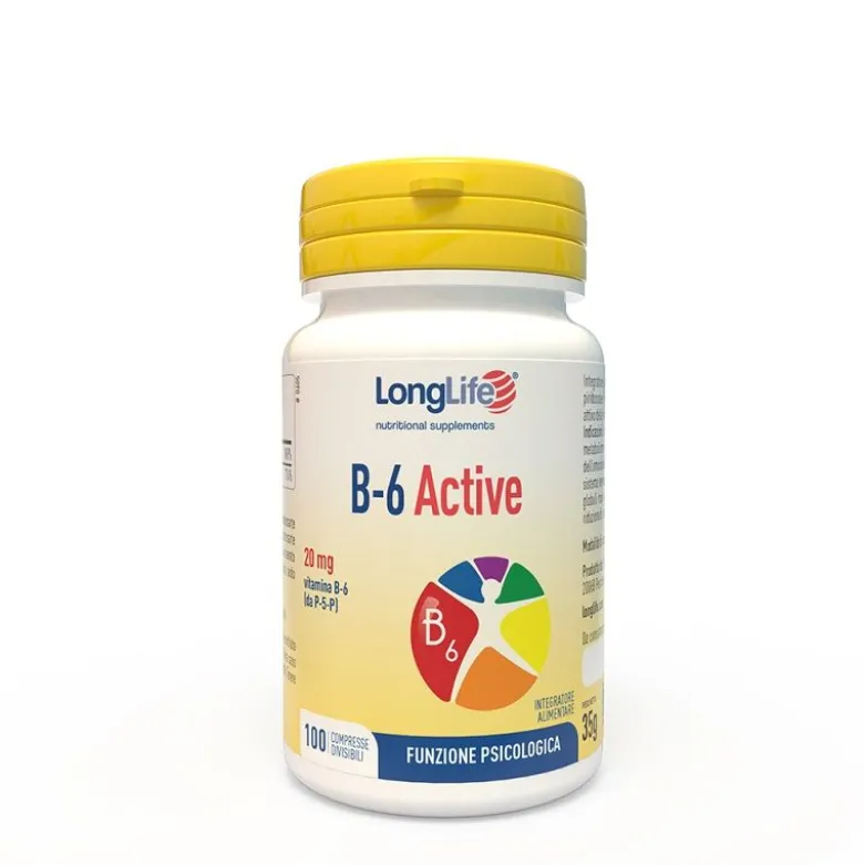 Longlife B-6 Active per la funzione psicologica 100 compresse divisibili