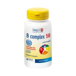 Longlife B Complex 50 alto dosaggio azione rivitalizzante 60 tavolette
