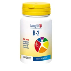 Longlife B-2 50 mg vitamina per il benessere della pelle 100 tavolette
