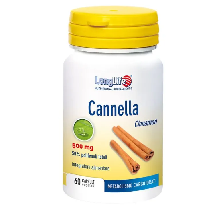 Longlife Cannella per il benessere del metabolismo 60 capsule vegetali