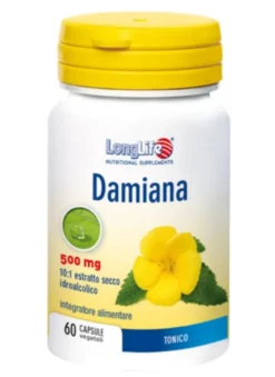 Longlife Damiana utile in caso di stanchezza fisica 60 capsule