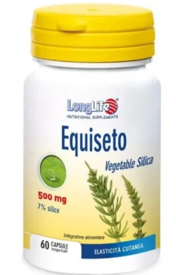 Longlife Equiseto 500mg elasticità cutanea 60 capsule