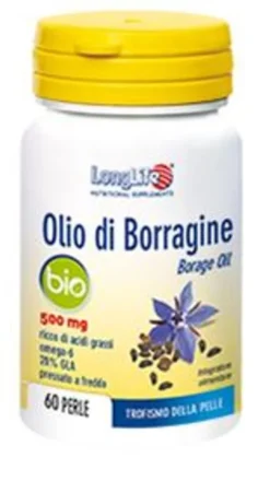 Longlife Integratore di Olio di Borragine 500 mg