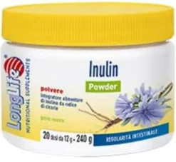 Longlife Inulin Powder integratore alimentare utile per la regolarità intestinale 240g