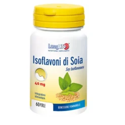 Longlife Isoflavoni di Soia 40mg contrasta i dusturbi della menopausa 60 perle
