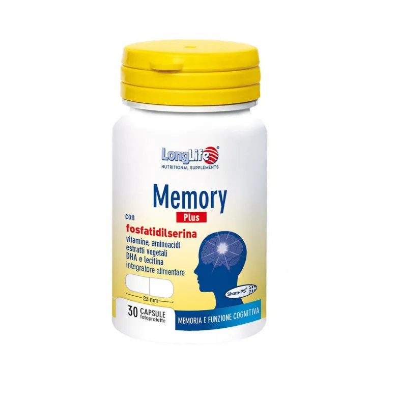 LongLife Memory Plus Memoria e Funzione Cognitiva 30 Capsule