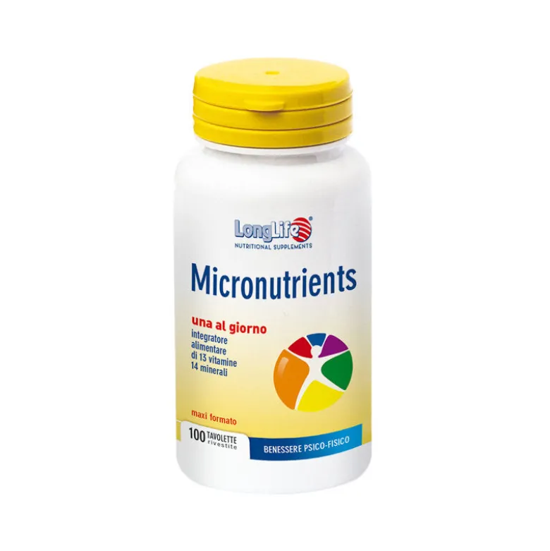 Longlife Micronutrients Multivitaminico-minerale 100 tavolette