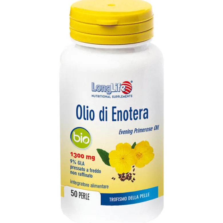Longlife Olio di Enotera Bio 1300mg 50 perle