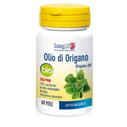 Longlife Olio di Origano Bio per la funzionalità digestiva 60 perle