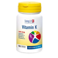 Longlife Vitamin K Benessere Delle Ossa 100 Compresse
