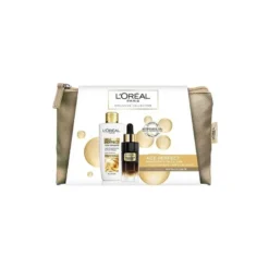 L'Oréal Paris Kit Age Perfect Trattamento Rivitalizzante latte detergente 200ml + siero viso notte 3
