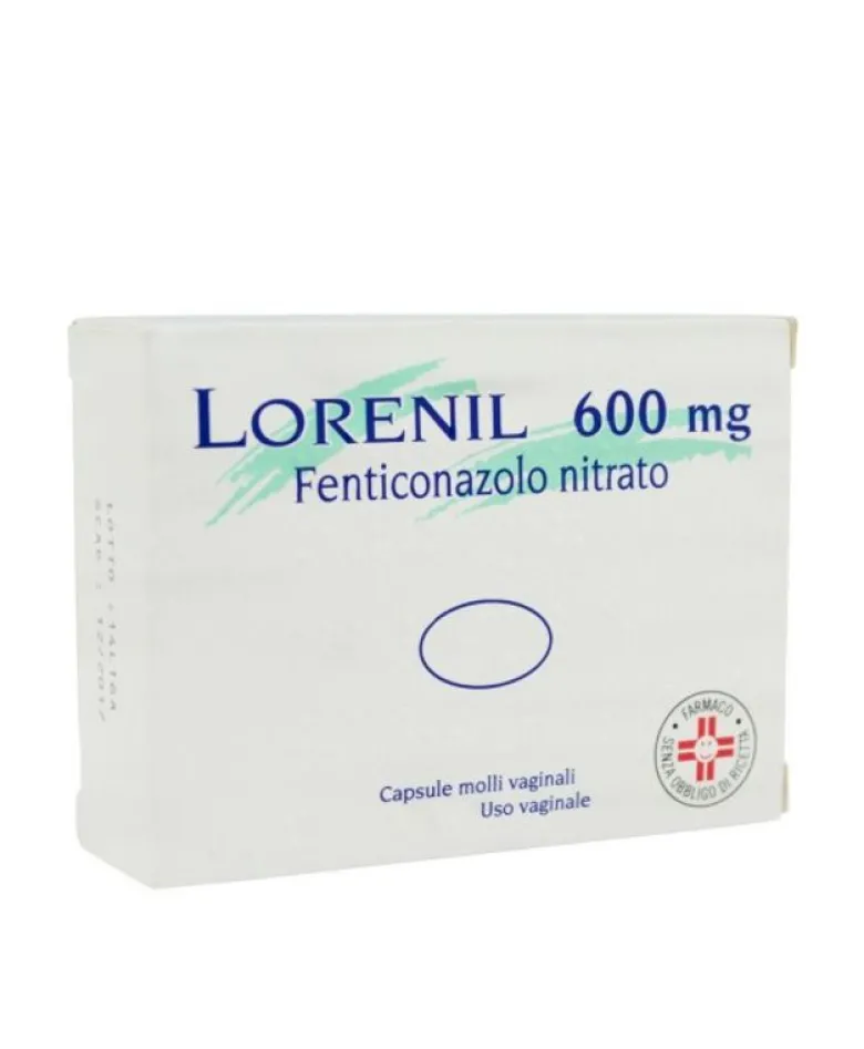 Lorenil 600mg uso vaginale 1 capsula molle