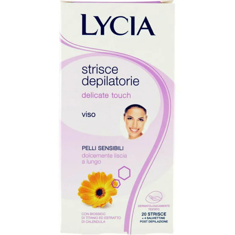 Lycia Delicate Touch strisce depilatorie viso