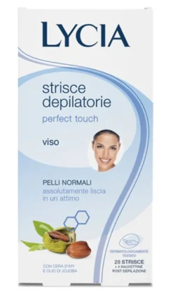 Lycia Perfect Touch Viso 20 Strisce Depilatorie