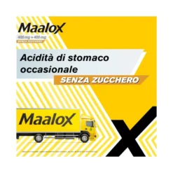 Maalox 400+400 Mg Contro Acidità di Stomaco Occasionale Senza Zucchero 30 cpr