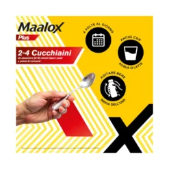 Maalox Plus Sospensione Orale Contro Bruciore e Acidità di Stomaco 250 ml