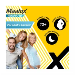 Maalox Reflurapid Blocca il Reflusso Neutralizza il Bruciore da Iperacidità 20 Bustine