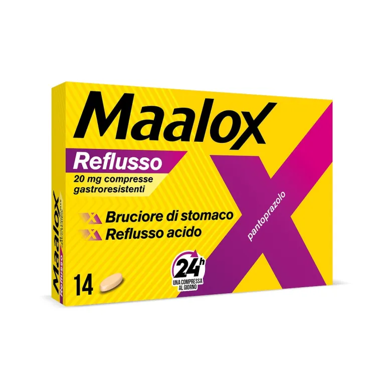 Maalox Reflusso Contro Reflusso Acido 14 Compresse