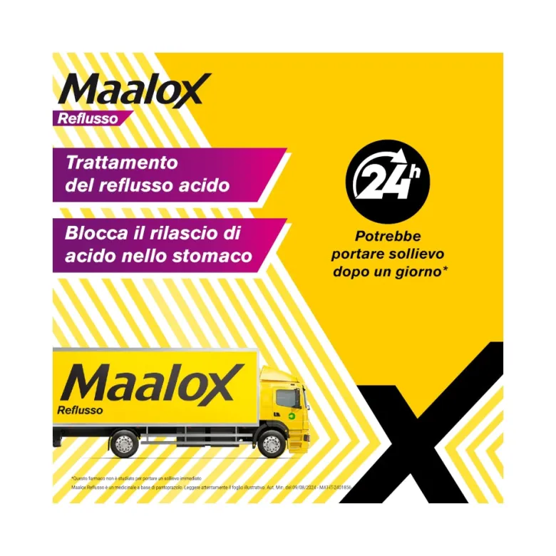 Maalox Reflusso Contro Reflusso Acido 14 Compresse