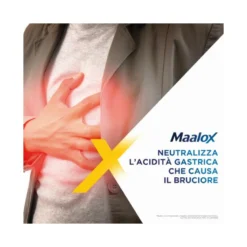 Maalox 400+400 Sospensione Orale Contro Acidità di Stomaco Occasionale 250 ml