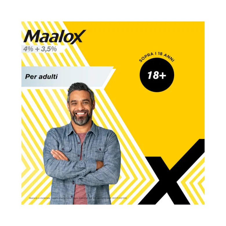 Maalox 400+400 Sospensione Orale Contro Acidità di Stomaco Occasionale 250 ml