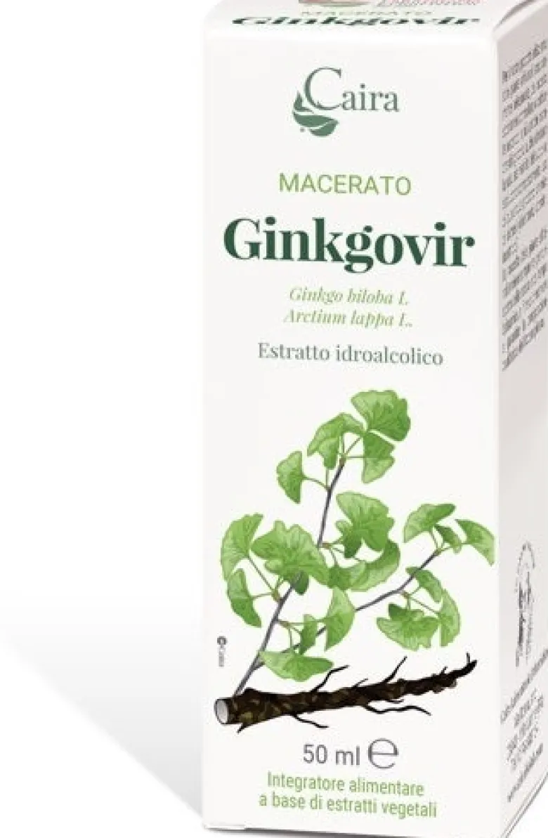 MACERATO Ginkgovir Ginkgo biloba L. Arctium lappa L.