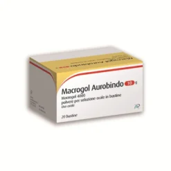 Macrogol Aurobindo 10g polvere per soluzione orale 20 bustine