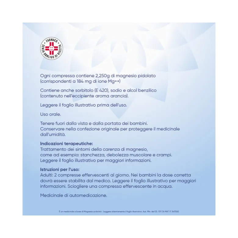 Mag2 Magnesio 20 compresse effervescenti