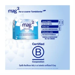 Mag2 Magnesio Pidolato per Stanchezza e Debolezza Muscolare 40 Bustine