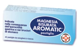 Magnesia Bisurata Aromatic antiacido antiulcera 80 Pastiglie