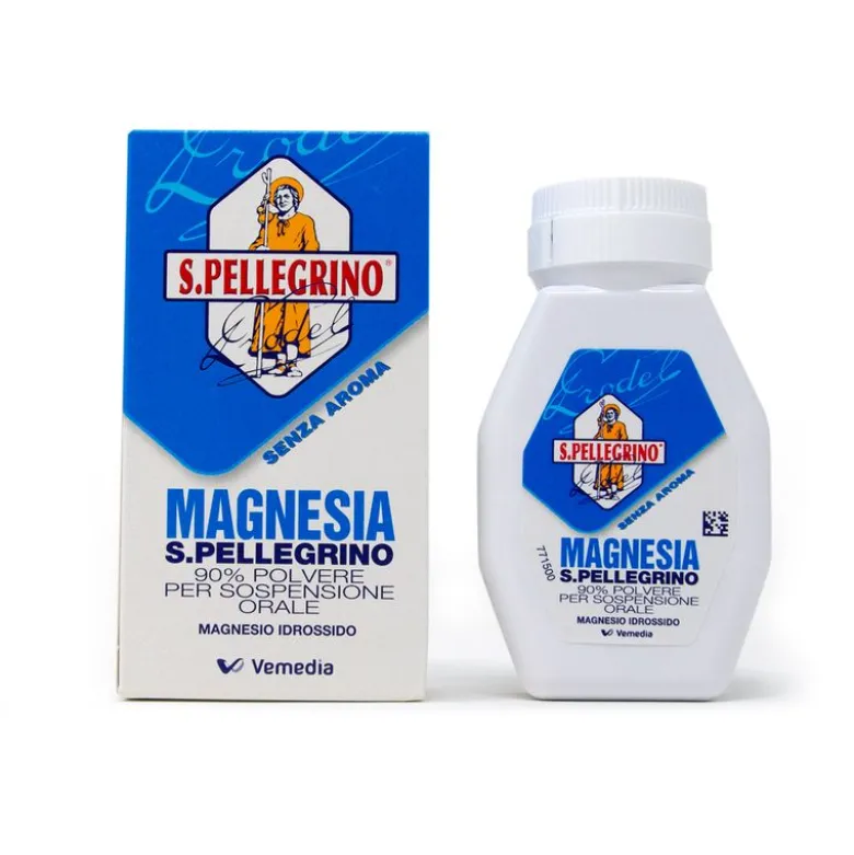 Magnesia San Pellegrino 90% Polvere Effervescente Senza Aroma 100 g