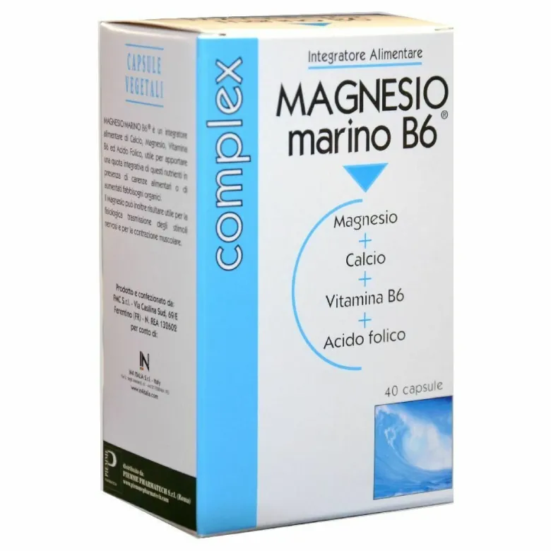 Magnesio Marino B6 40 Capsule