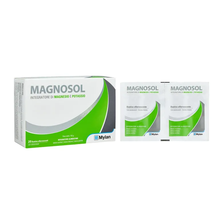 Magnosol gusto limone 20 buste effervescenti