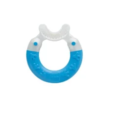 Mam Bite&Brush Dentaruolo per la pulizia dei denti colore azzurro 3+ mesi